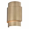 Harlech Modern 2-Light Wall Sconce - Art Deco Style, Steel, Damp Rated, Dimmable, 60W - 3 of 4