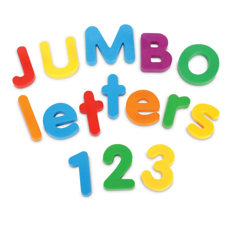 Learning Resources Jumbo Magnetic Letters & Numbers Combo Set - 116 Pieces, Ages 3+ Toddler Learning Toys, ABC for Toddlers, 2 of 7