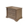 Bristol Traditional Wood Lateral File Light Brown - Martin Furniture: No Assembly, 2 Drawers, 26"H - 2 of 4