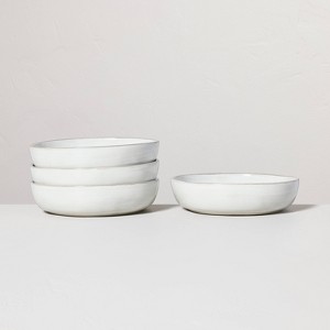 34oz Stoneware Reactive Glaze Pasta/Grain Bowl Gray - Hearth & Hand™ with Magnolia - 1 of 3