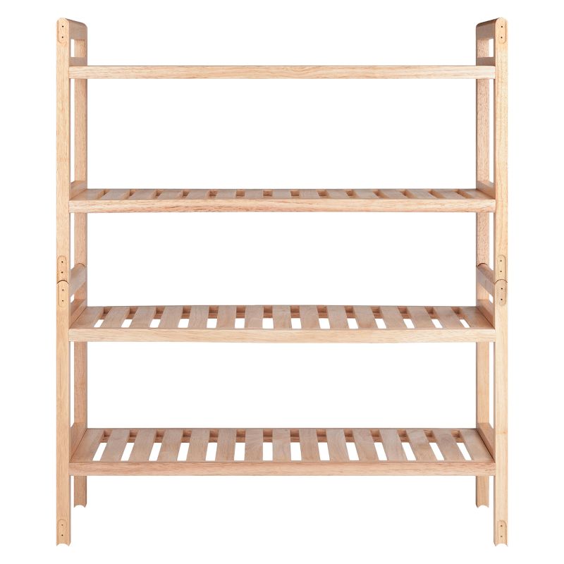 2pc Mercury Stackable Shoe Rack Set Natural - Winsome, 6 of 10