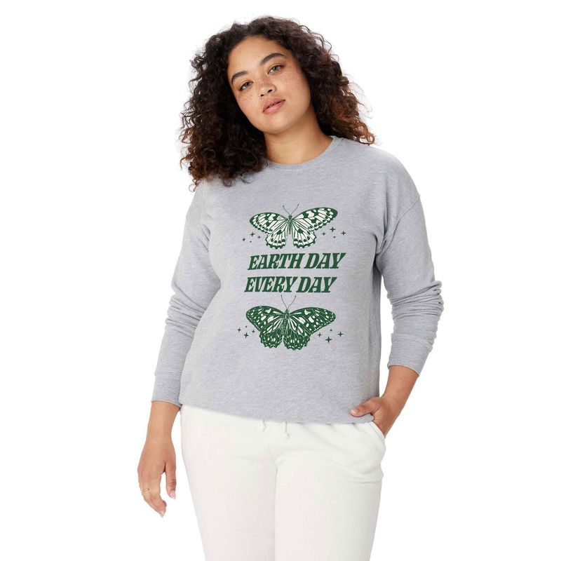 Emanuela Carratoni Earth Day Every Day Sweatshirt - Deny Designs, 2 of 5