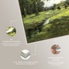 Art Remedy Meadow Brook by Charles Paul Gruppe Classic Landscape and Portrait Wall Art Framed - 4 of 4