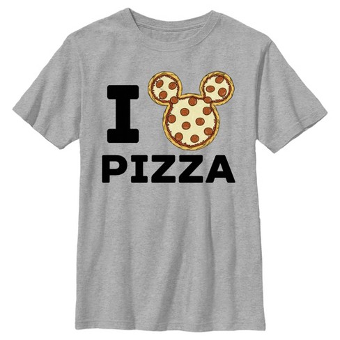 Mickey mouse store pizza shirt