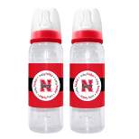BabyFanatic Officially Licensed NCAA Nebraska Cornhuskers 9oz Infant Baby Bottle 2 Pack