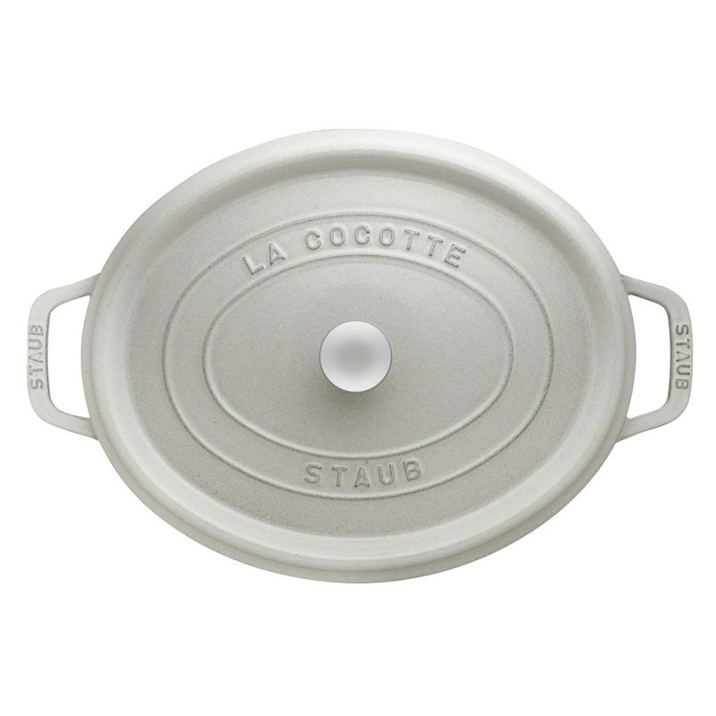 STAUB Cast Iron Oval Cocotte, Dutch Oven, 5.75-quart, serves 5-6, Made in France, 2 of 6