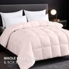 Sevobal Quilts Oversized Plump Thick Duvet Perfect for Cozy Bedrooms Luxury Hotels Machine Washable Ideal Christmas Gift, Pink, 128"*120"*1" - 4 of 4