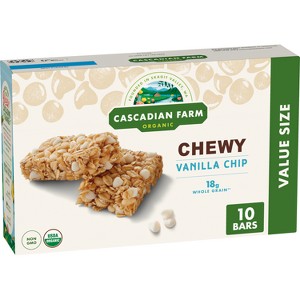 Cascadian Farm Organic Vanilla Chip Granola Bars - 10ct - 1 of 4