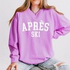 Simply Sage Market Women's Lightweight Garment Dyed Graphic Sweatshirt Apres Ski University - 2 of 4
