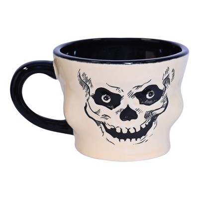 Beistle Beistle Vintage Halloween Ceramic Skeleton Mug, 12 oz