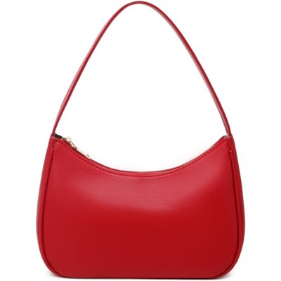 BEAFUP Women's Shoulder Bag, Cute Tote Handbag Mini Clutch Purse with Zipper Closure - PU Leather Crossbody Bag for Daily Use