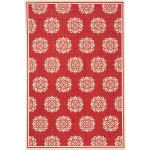 Linden LND181 Power Loomed Indoor/Outdoor Rugs - Safavieh - 1 of 4