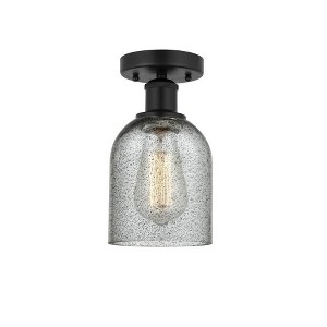 Caledonia - 1 Light Semi-Flush Mount In Industrial Style-9.75 Inches Tall and 5 Inches Wide - 1 of 1