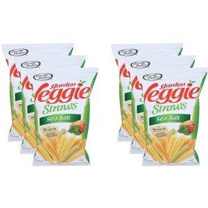 Sensible Portions Sea Salt Garden Veggie Straws - Case of 6 - 16 oz - 1 of 2