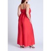 ELOQUII Women's Plus Size Wide Leg Jumpsuit - 18, Red - 3 of 4