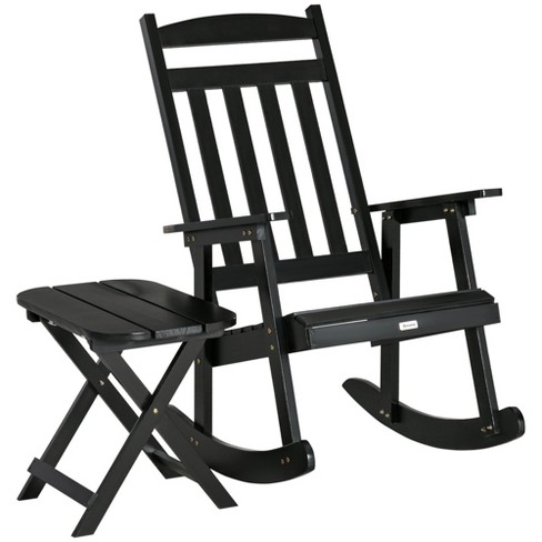 Outdoor folding rocking online chair set