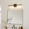 Rennnsan Brynira 23"W Hardwired Linear Modern LED Dimmable Wall Sconce in Black - 2 of 4