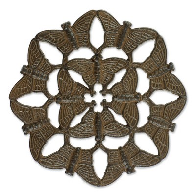 Cast Iron Butterfly Design Stepping Stone - Zingz & Thingz