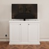 Famapy Smart Lift Gaming Station,Adjustable Height,Remote Control/Dual Cable Management Holes,Ideal for 50” Screens Home Gaming/Entertainment Spaces - 2 of 4