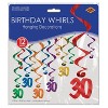 Beistle Assorted  Whirls, Choose the size and style to match your event. - 2 of 2