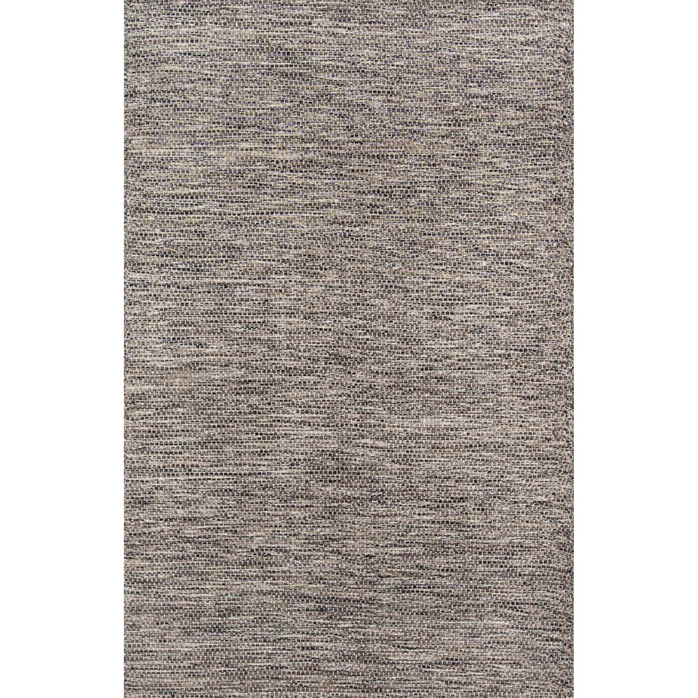 7'x10' Basket Weave Area Rug Charcoal Heather