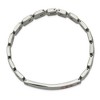Black Bow Jewelry Stainless Steel Red Enamel Medical I.D. Bracelet, 8 Inch - 4 of 4