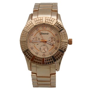 OLIVIA PRATT 3-DIAL BOYFRIEND CLASSY METAL WATCH - 1 of 4
