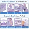 Clear Tote Bag for Women, See Through Transparent PVC Shoulder Bag, Stadium Approved Purse for Work, School, Sports Games, Concerts, Events - 4 of 4