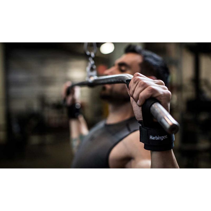Harbinger Big Grip Pro No-Slip Weight Lifting Straps, 2 of 3