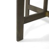 Maggift Patio End Tables, Stylish End Tables for Indoor and Outdoor Use, for Gardens, Backyard, Special Design, Brown, 30.75"*18"*30" - 4 of 4