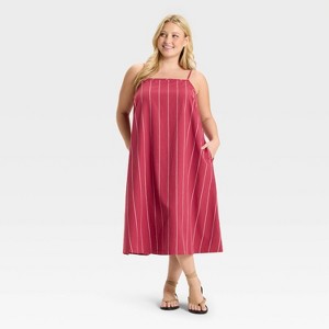 Women's Midi A-Line Dress - Ava & Viv™ - 1 of 3