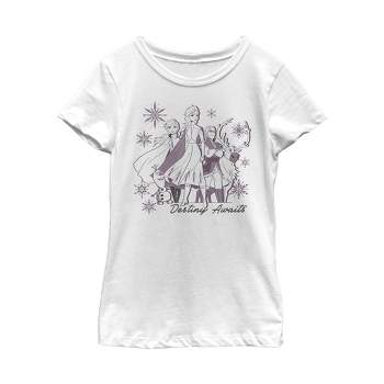 Girl\'s Frozen Ice Art Princess T-shirt Elsa Target 