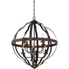 Quoizel Lighting Siren 8 - Light Chandelier in  Marcado Black - 4 of 4
