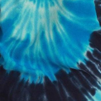 tie dye blue swirl