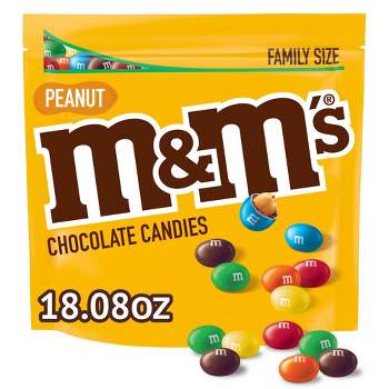 M&M's Peanut Family Size Chocolate Candy - 18.08oz