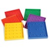 Learning Resources 5" Double-Sided Assorted Geoboard Shapes 6pc Ages 5plus: Math & Counting Kits, Kindergarten Educational Toy - 4 of 4