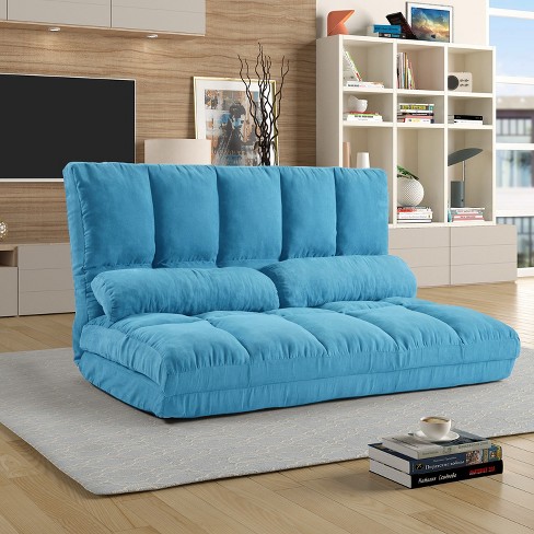 Adjustable Folding Lazy Sofa Floor Chaise Lounge Chair Futon with