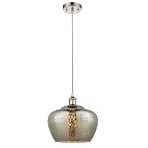 Fenton - 1 Light Cord Hung Mini Pendant In Industrial Style-11 Inches Tall and 11 Inches Wide - 1 of 1