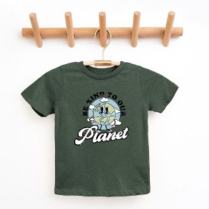 The Juniper Shop Be Kind To Our Planet Toddler Short Sleeve Tee - 1 of 2