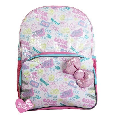 pink backpack sequin