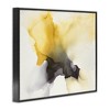 Stupell Industries Futuristic Yellow Cloud Abstraction Fluid Shape Distortion Black Framed Giclee Art - 3 of 4