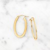 Ross-Simons Italian 14kt Yellow Gold Oval Hoop Earrings - 4 of 4