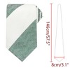 INSPIRE CHIC Men's Striped Regular Contrast Color Necktie - 2 of 4