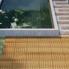 Vynxaria 10 Pieces of Yellow Solid Wood - Look Tile Flooring, 12x12 Square with Striped Pattern, Ideal for Patio, Poolside, Balcony, Courtyard - 2 of 4