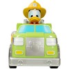 Disney Junior: 9" R/C Donald Duck Firetruck Forest Services – Green Light-Up Toy - 4 of 4