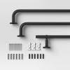 Blackout Rounded Curtain Rod - Threshold™ - 3 of 3