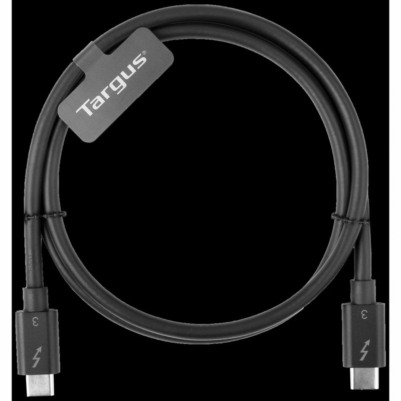 Targus 0.8M USB-C Male to USB-C Male Thunderbolt 3 40Gbps Cable, 3 of 6
