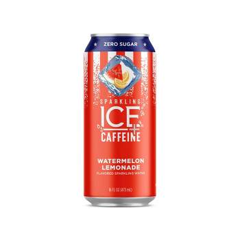 Sparkling Ice +Caffeine Watermelon Lemonade  - 16 fl oz Can