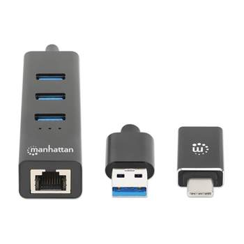Belkin USB 3.0 Hub w/ 3 USB Ports & Gigabit Ethernet - USB Splitter - USB  Hub 3.0 - USB Docking Station - Ethernet Adapter for Laptop - USB Adapter 