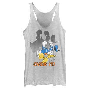 Womens Mickey & Friends Donald Duck Over It Racerback Tank - 1 of 4